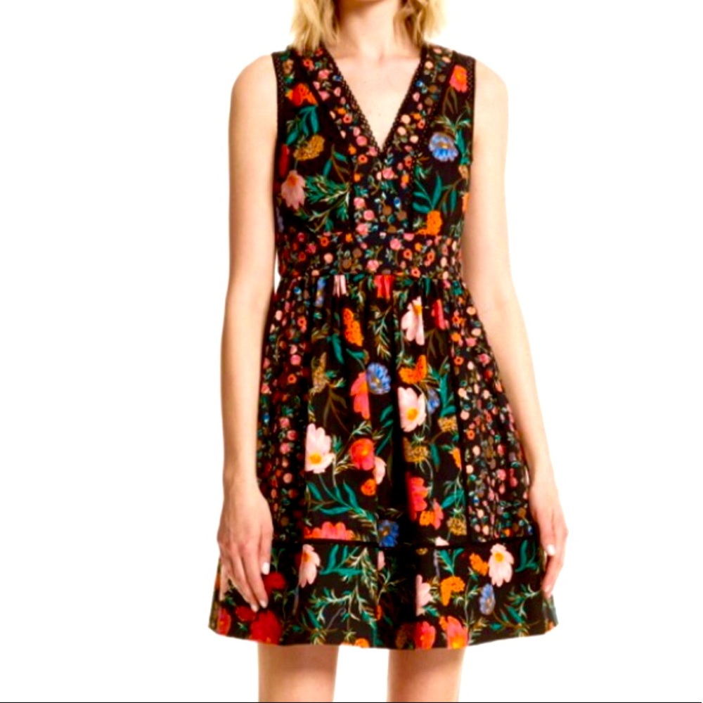 Kate Spade blossom fit and flare dress size 12